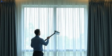 Commercial curtain stain removal service revesby-heights-nsw hotels offices restaurants